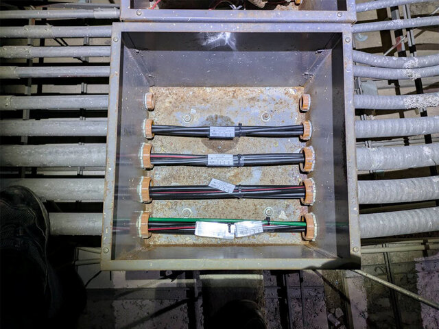 野球場2階　新設幹線敷設