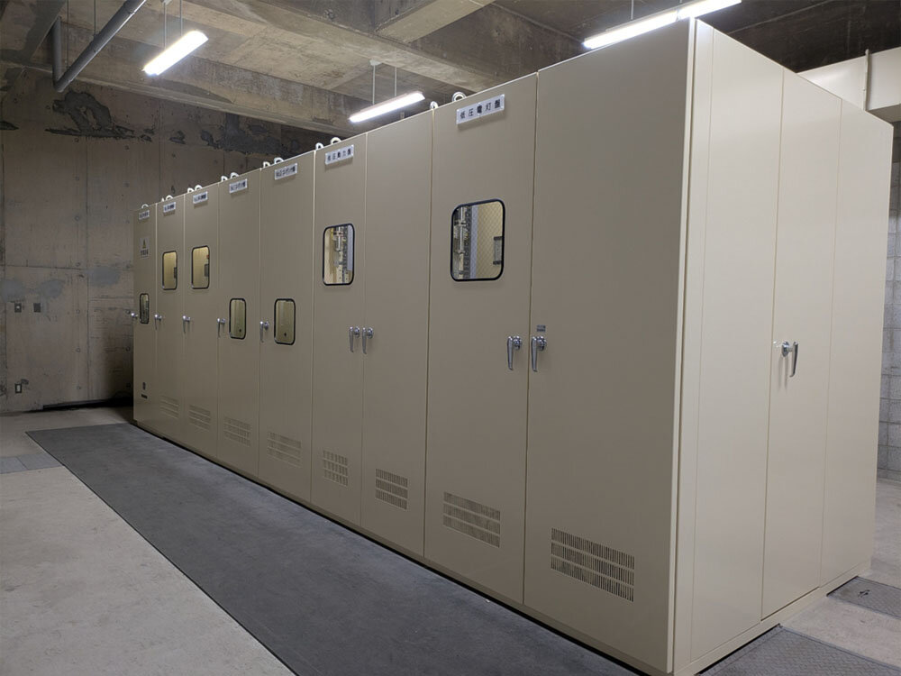 メインキュービクル室　キュービクル受電完了