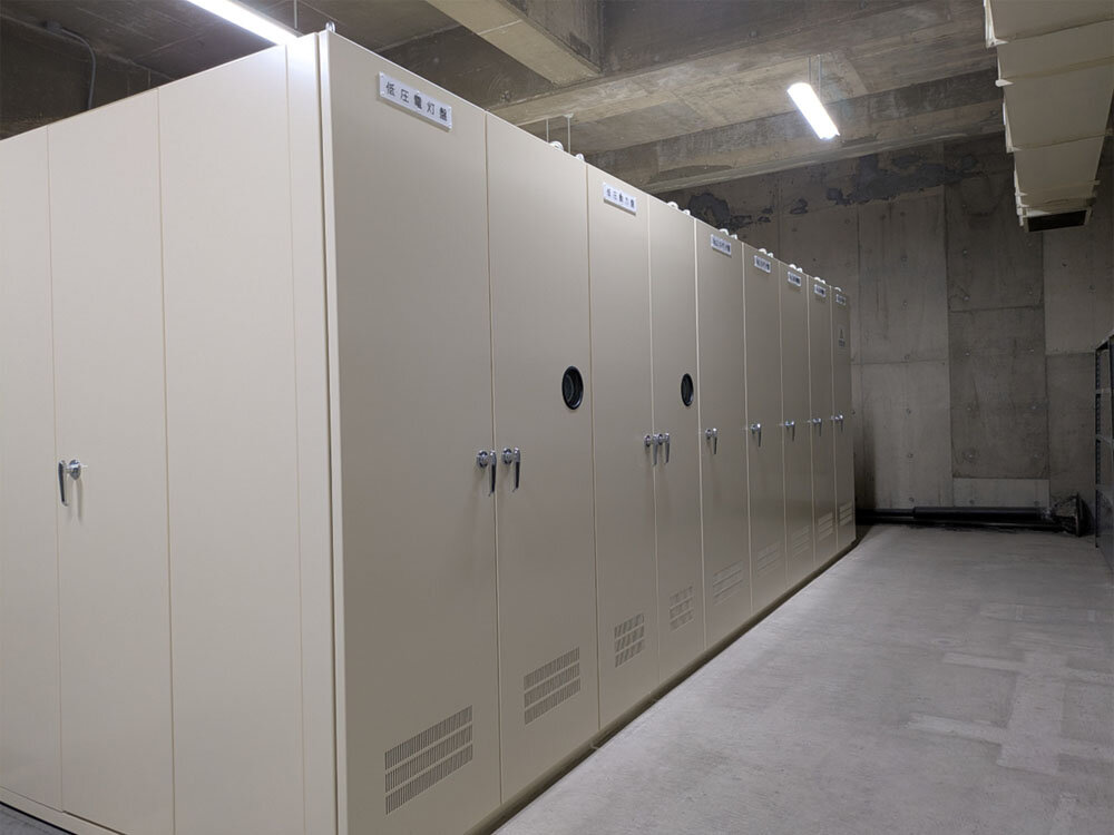 メインキュービクル室　キュービクル受電完了